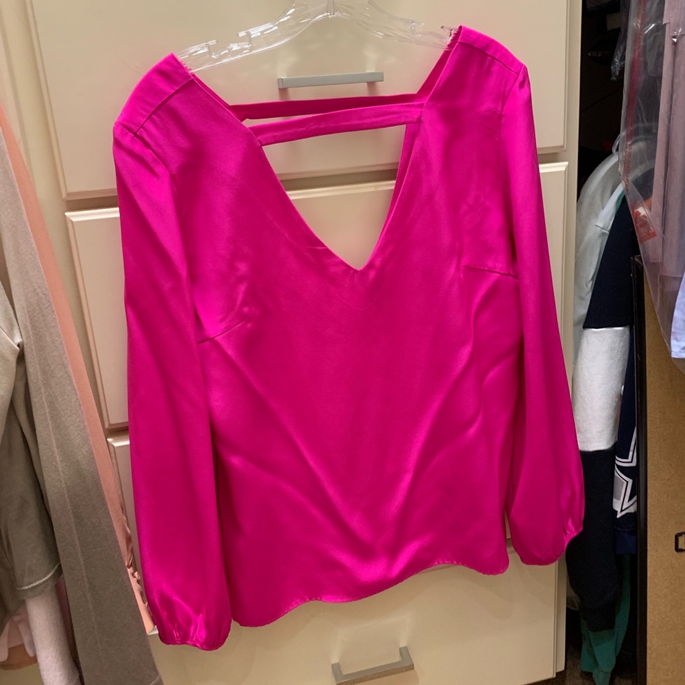 Amanda uprichards long sleeve silk shirt